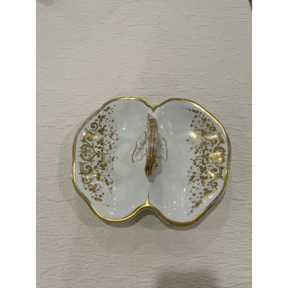 KPM Vintage White Gold Double Handled Bowl - Picture 1 of 5